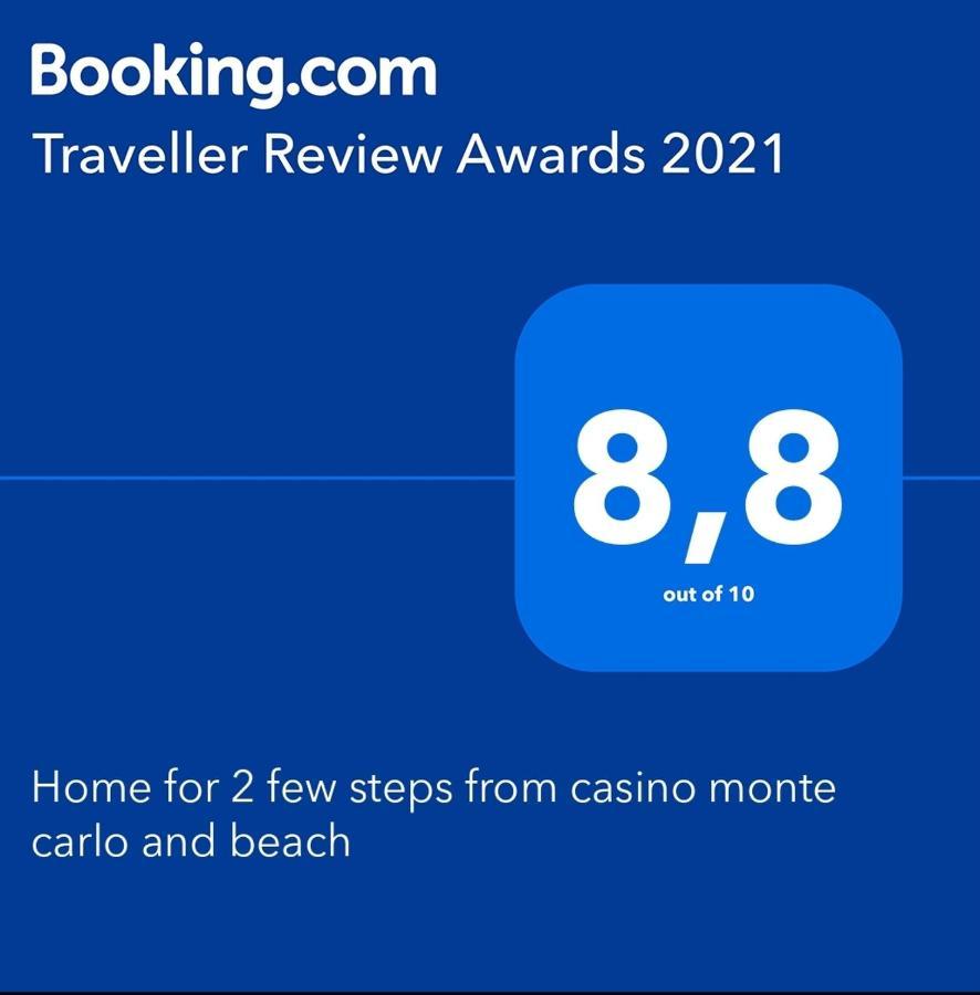 Home For 2 Few Steps From Casino Monte Carlo And Beach Beausoleil Eksteriør bilde