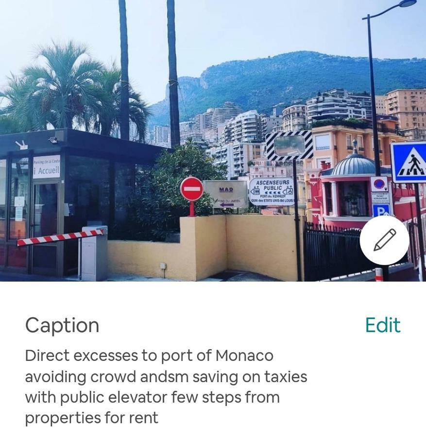 Home For 2 Few Steps From Casino Monte Carlo And Beach Beausoleil Eksteriør bilde